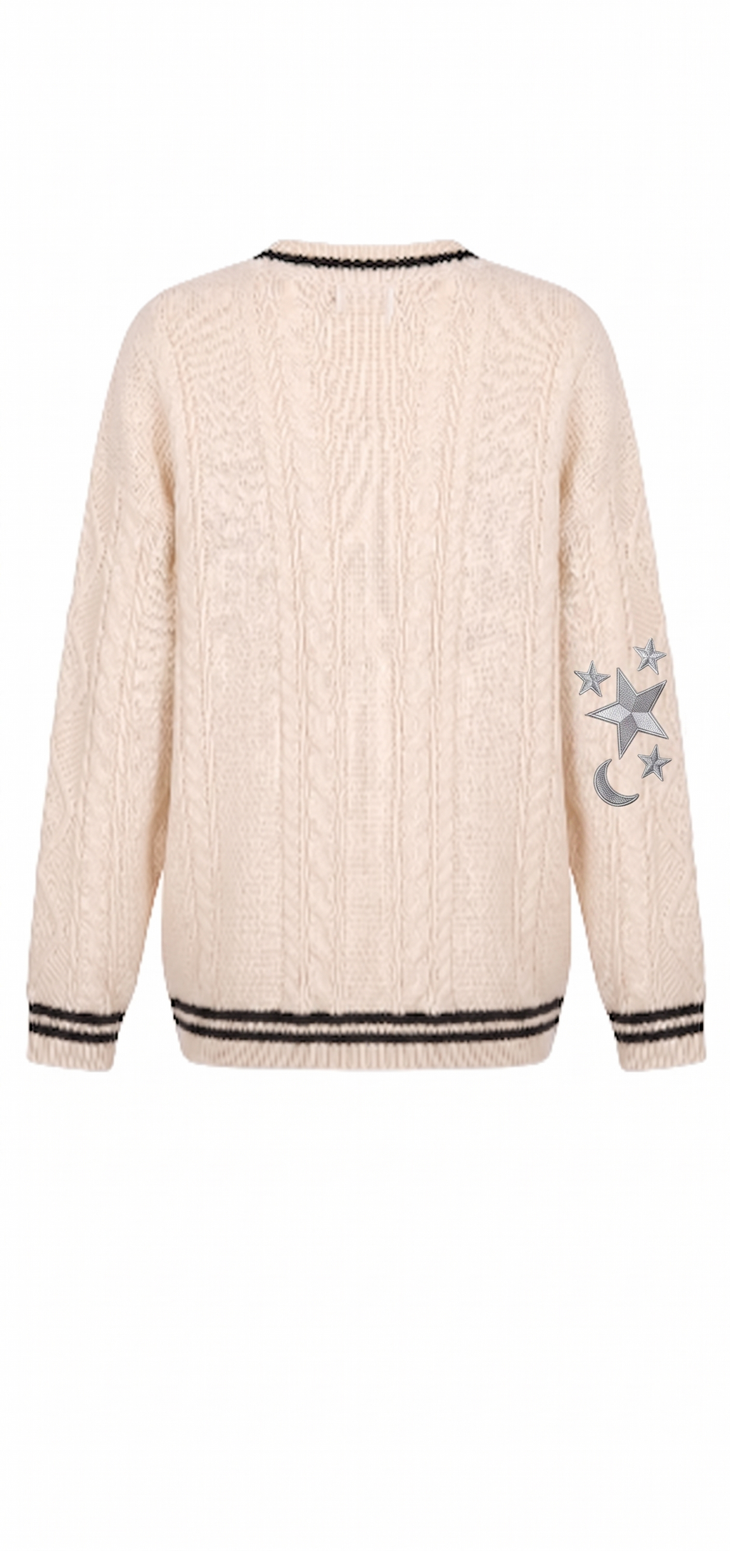 Arthur Valen Starlight Cable Knit Cardigan