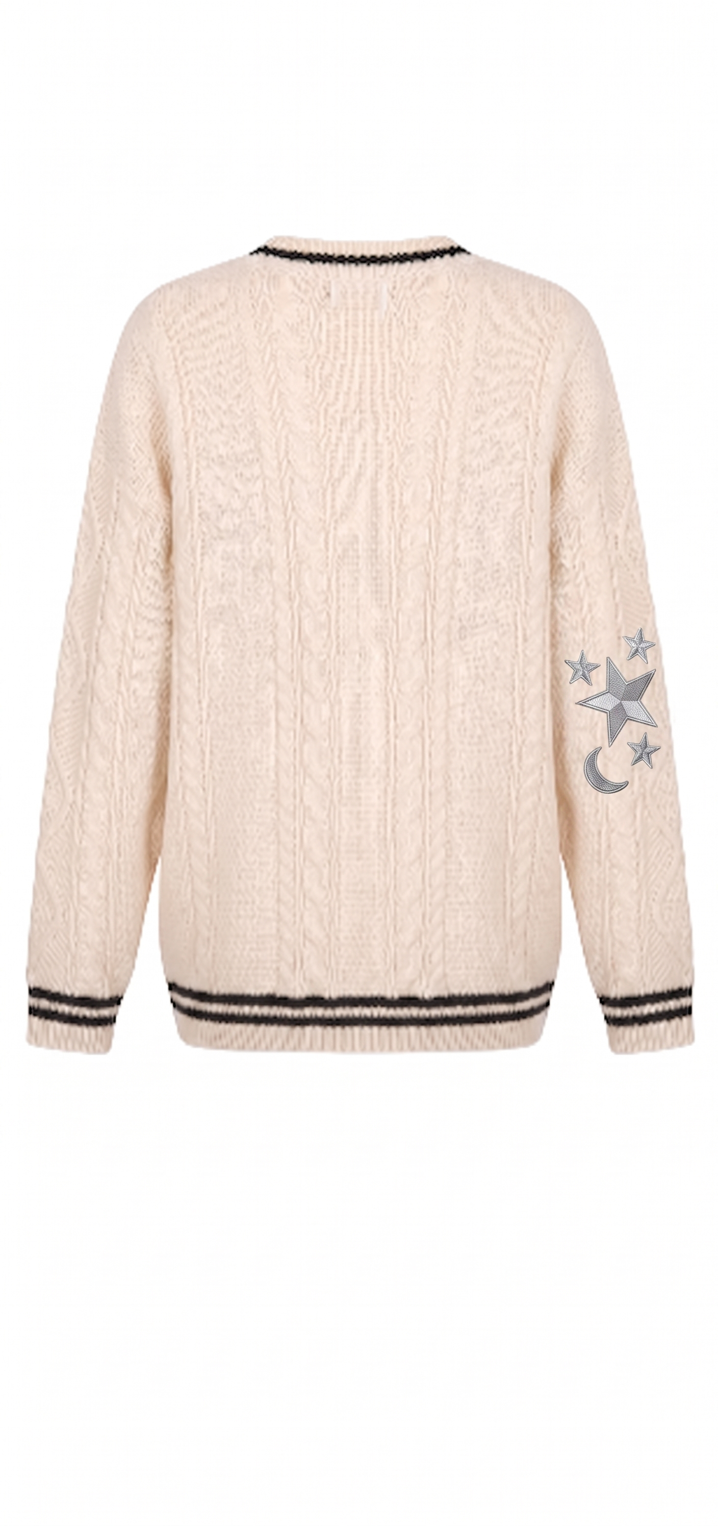 Arthur Valen Starlight Cable Knit Cardigan